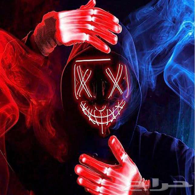 Entertainment LED Mask for Youth, Most Colors Available, Three Lighting Modes64529447735043114