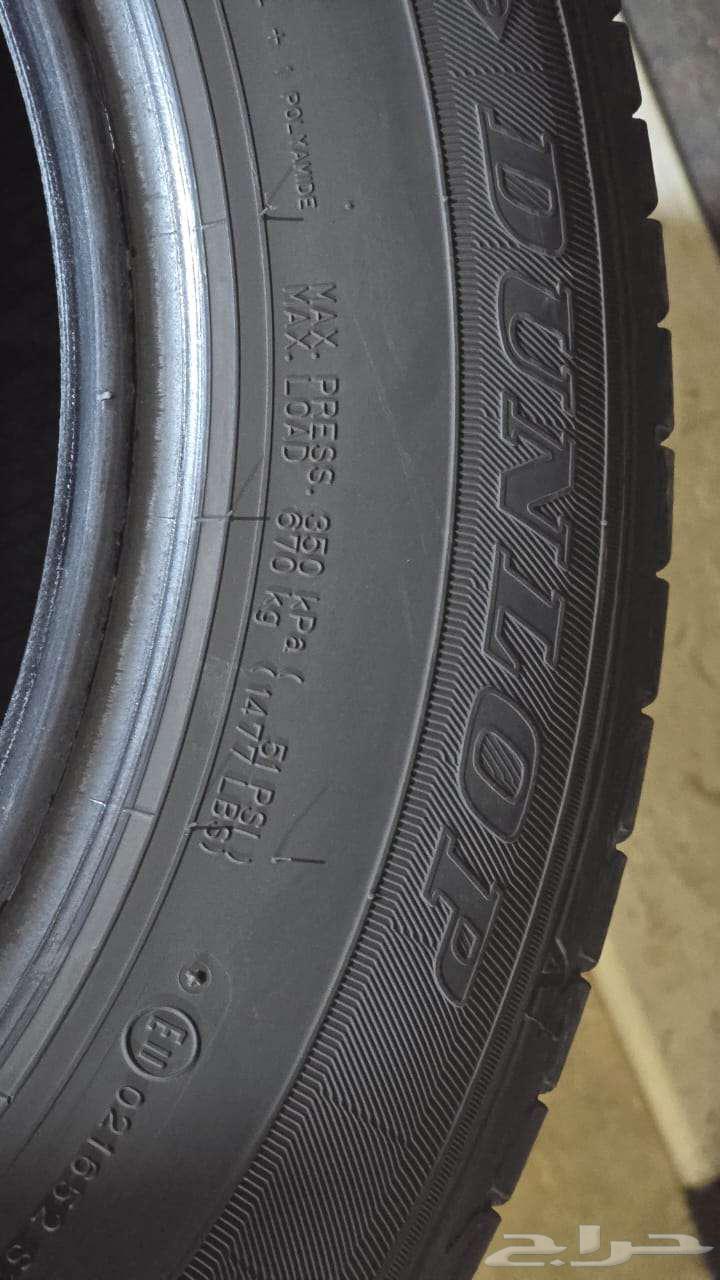 للبيع 4 كفرات انوفا دنلوب مستعمل64524406526979113