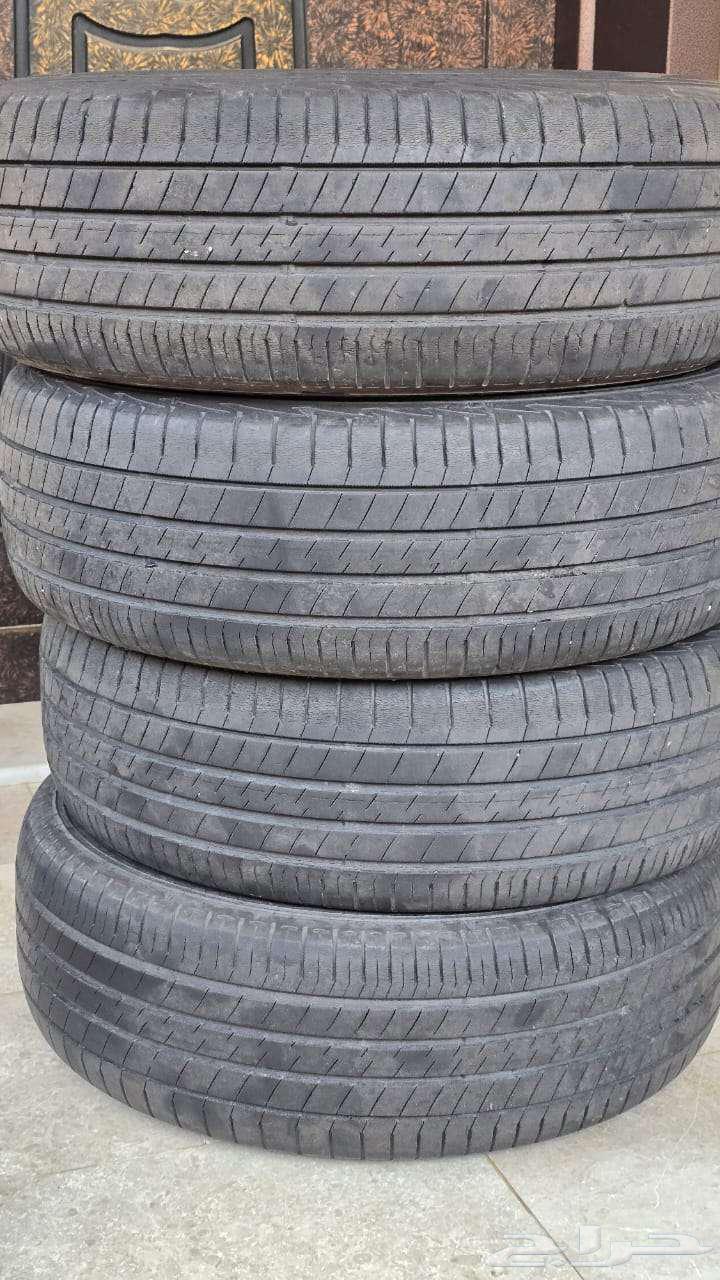 للبيع 4 كفرات انوفا دنلوب مستعمل64524406526979111