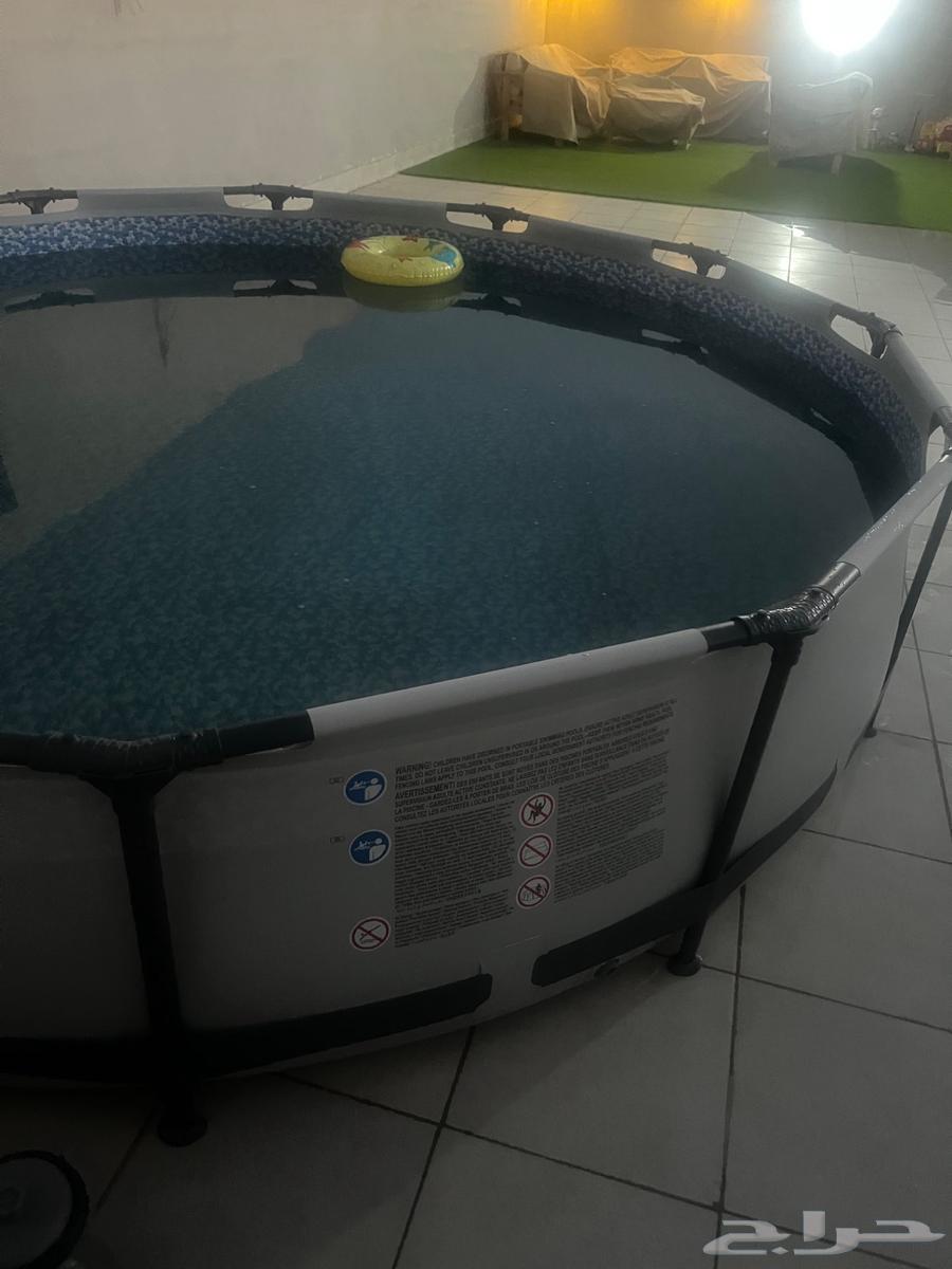My brother's new pool used only once64528850904067112