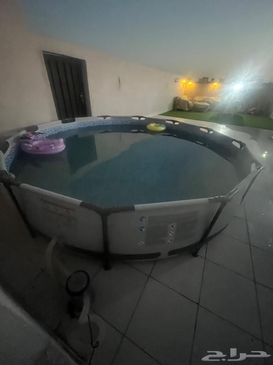 My brother's new pool used only once64528850904067110