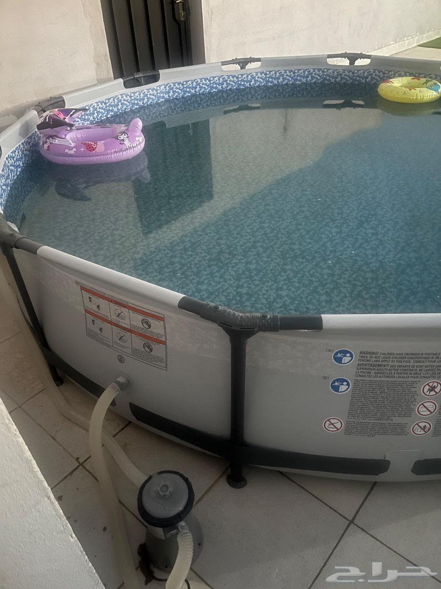 My brother's new pool used only once64528850904067111