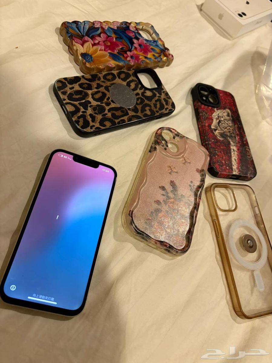 ايفون 13 العادي ابيض64534099485443112