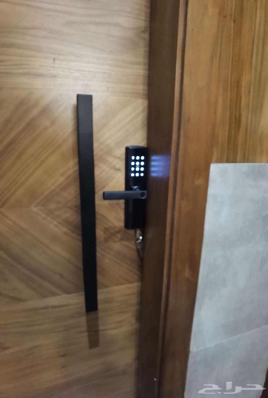 قفل ذكي المطور بصمة رقم سري كرت مفتاح تركيب برمجة القفل ذكي64528492916099111