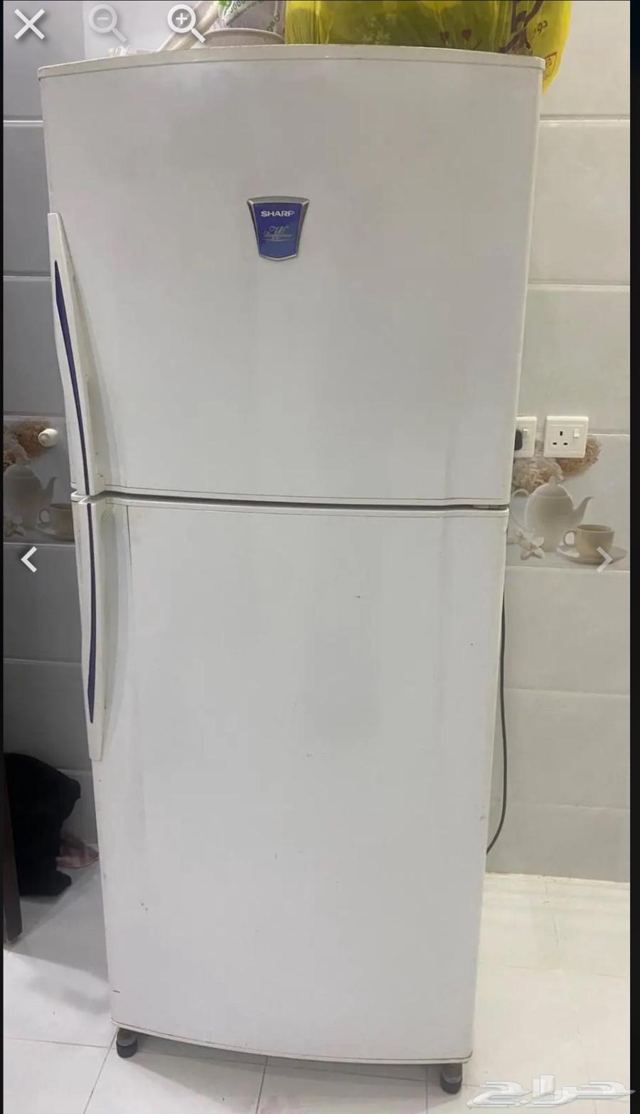 Sharp refrigerator, clean and never been serviced.64534326021507111