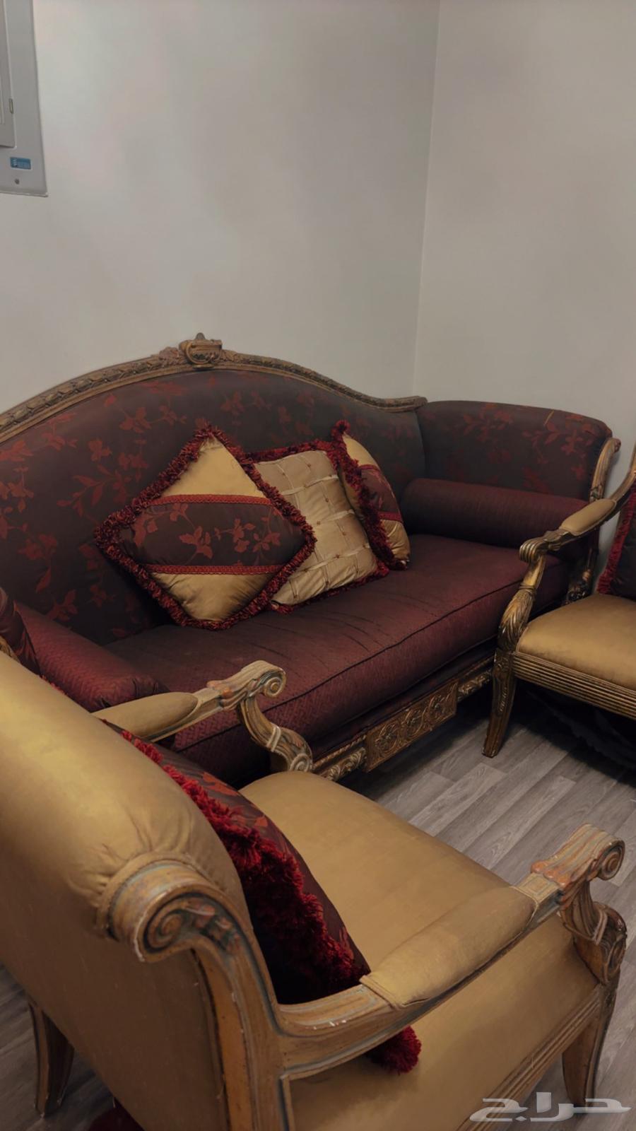 كرسي يقلب سرير وكنبه كبيره مع كرسي64531252679682112