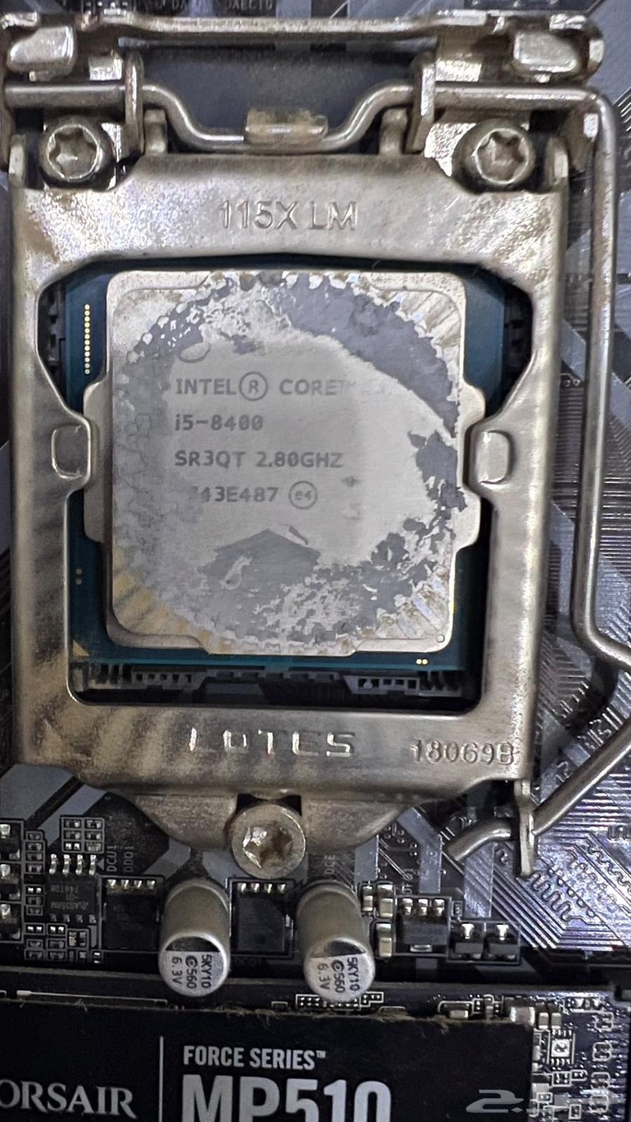 For sale motherboard, i5 8400 processor, RAM, and M.2 SSD64534489489539111