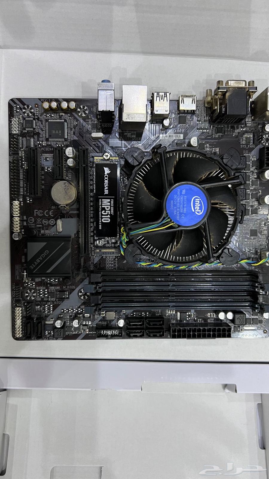 For sale motherboard, i5 8400 processor, RAM, and M.2 SSD64534489489539113