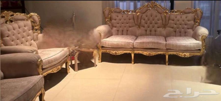 اثاث ( كنب  تلفزيون  طاولة وتلفزيون كنبة استرخاء بلياردو64486343791491113