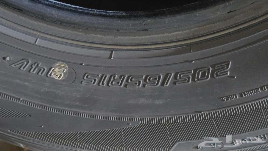 للبيع 4 كفرات انوفا دنلوب مستعمل64524406526979112