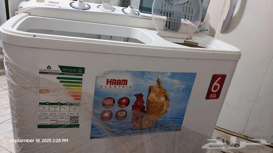 غساله نص اتوماتيك 6 كجم وتكييف شباك هاس وصاعق ناموس64530826343811111