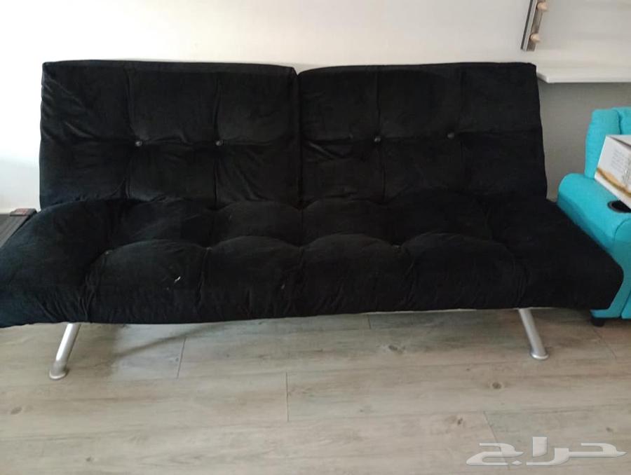 كنب جلد للبيع و كنب مخمل يتحول لسرير للبيع64521168907009111