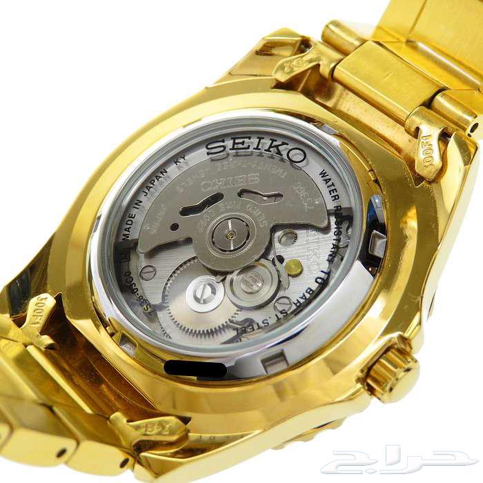 ساعة سيكو لون ذهبي للبيع64524331075970113