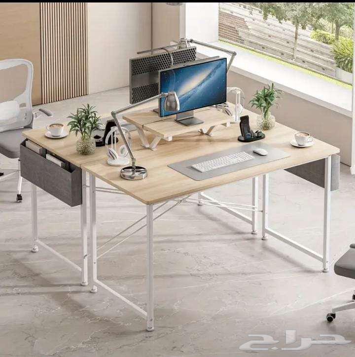 مكتب عصري مع جيوب تخزين نوع الخشب عالي الجودة64536781136770111