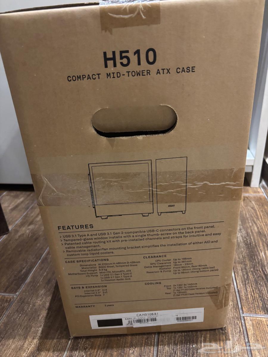 مقابل للتفاوض كيس بي سي من NZXT MID TOWER H51064535820338177110