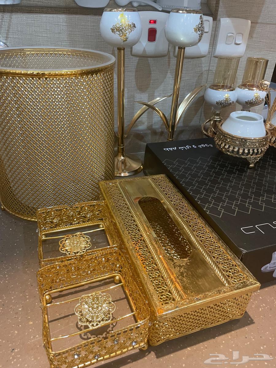 طقم فناجيل قهوه وشاي مع شمعدانات64509771324161113