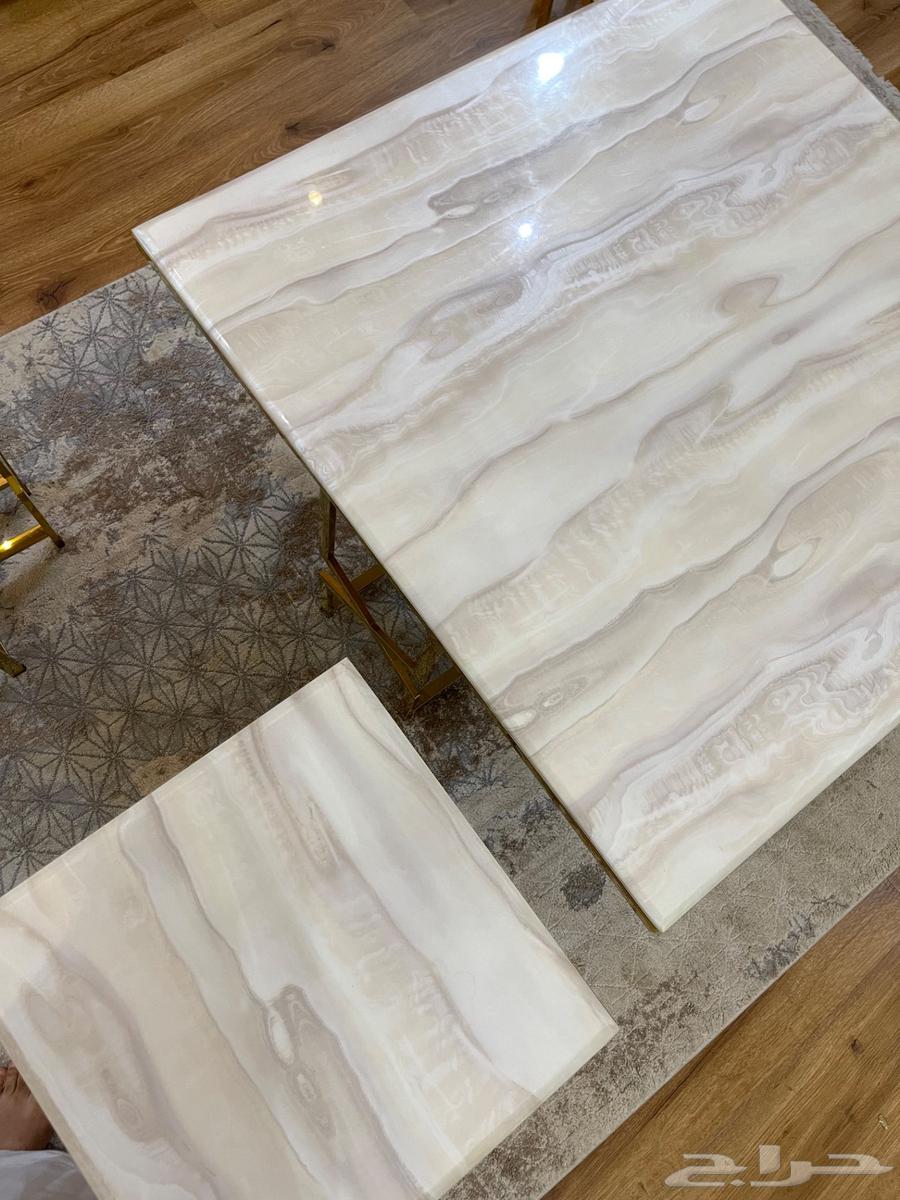 طاولة رخام جديدة ونظيفة64538613314050114