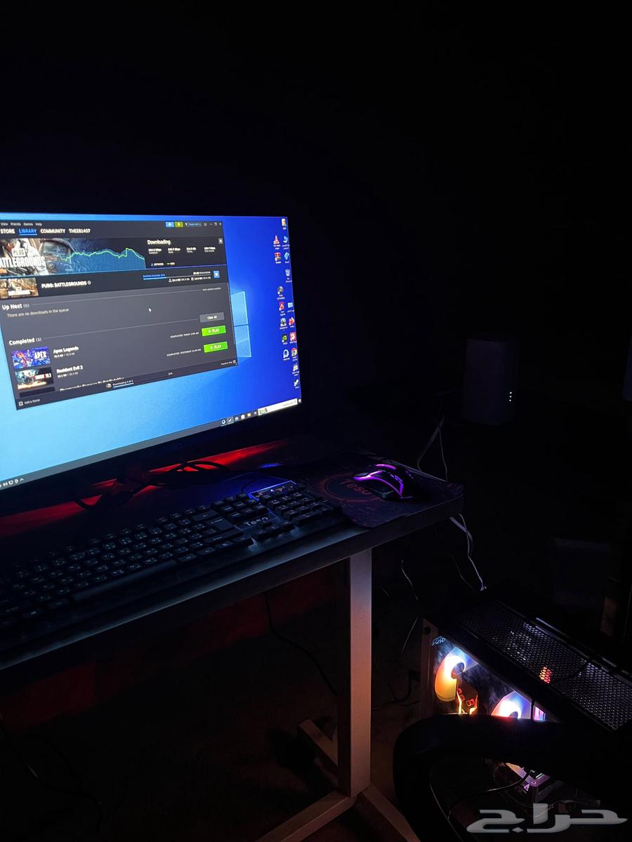 Pc gaming بي سي للقيمنق وطاولة وكامل الاغراض64540652525697111