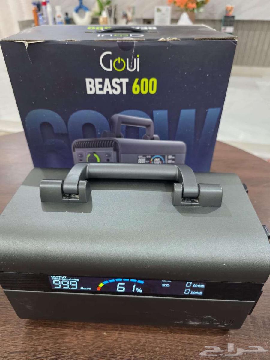 Goui Beast 600 Portable Battery in Excellent Condition (Used for 6 Months)64543492524162110