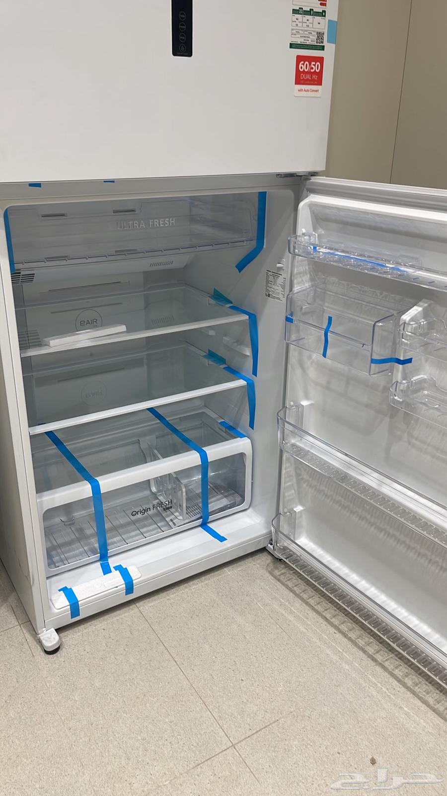 ثلاجة توشيبا جديده لم تستخدم 19 6 قدم64537742712449112