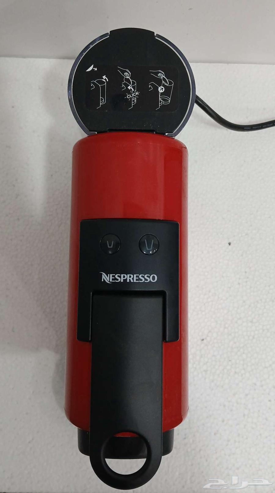 مكينة قهوة نسبريسو إيسينزا ميني NESPRESSO Essnza Mini احمر64544284296577111