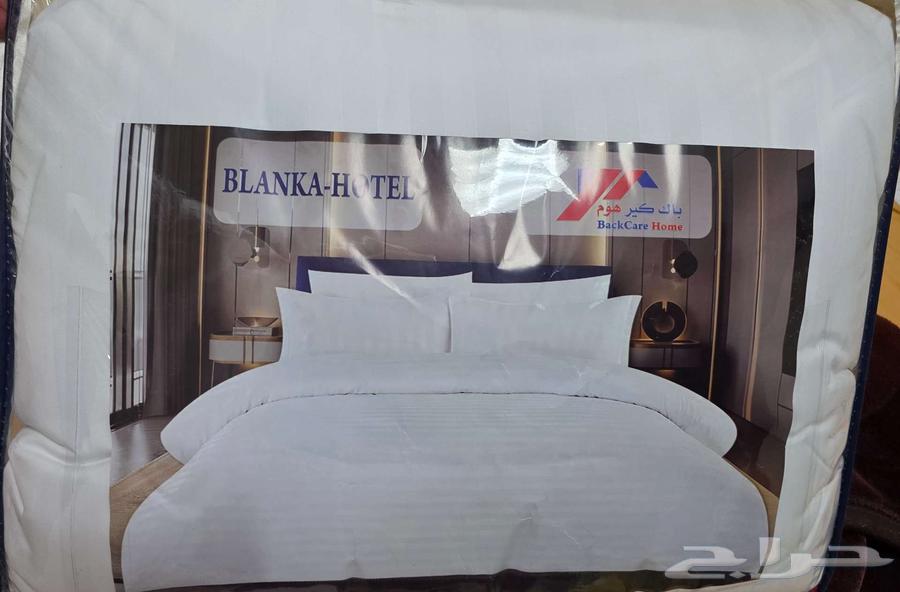 مفرش فندقي أبيض من باك كير جديد64536112132353110