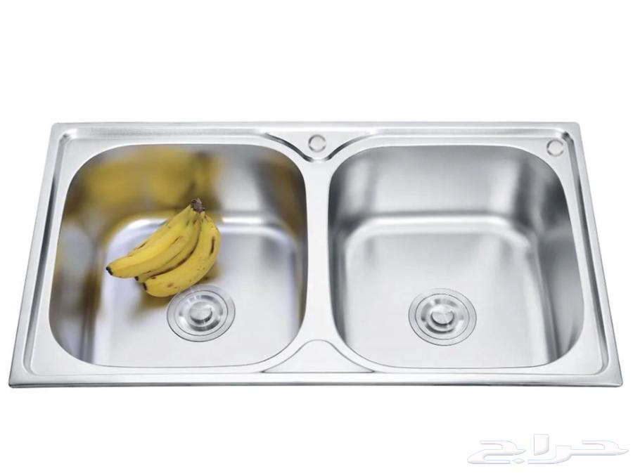 مجلى ستيل حوضين64541292886146110