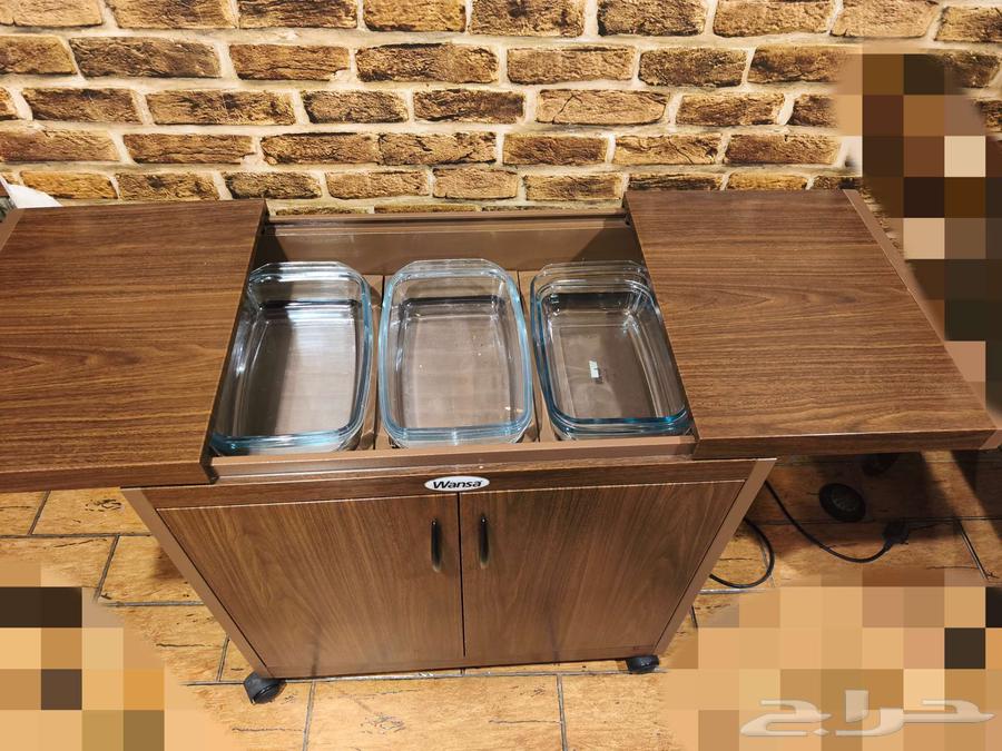 طاولة تقديم وتسخين الطعام ماركة winsa عربه64539825630722112