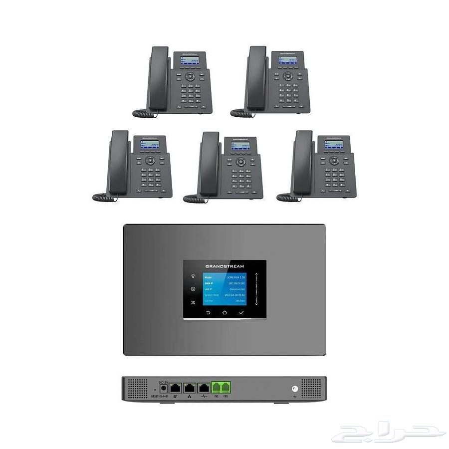 Wired Phones with Central System Supporting Landline (Grandstream)64538331082881110