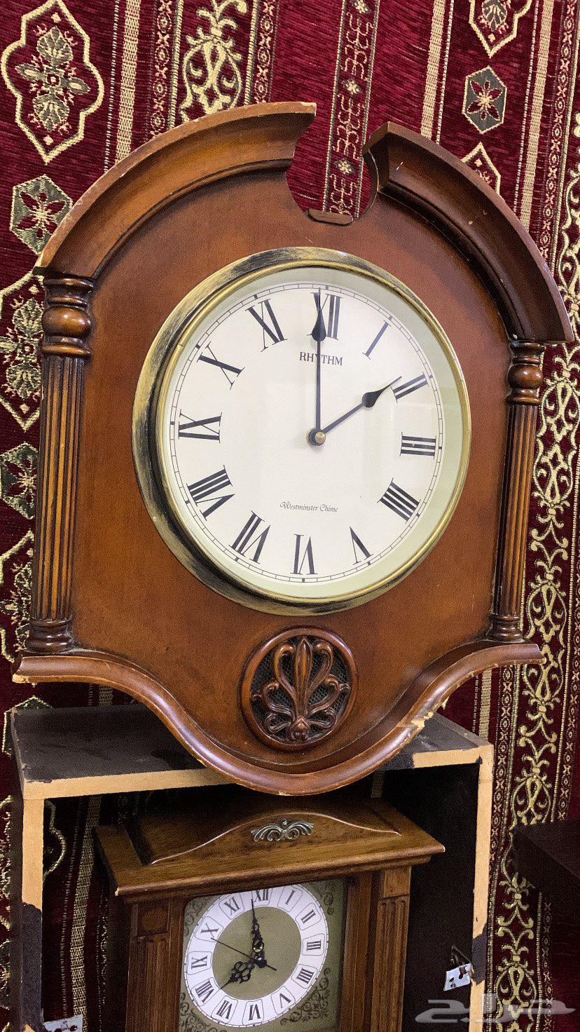 ساعة حائط خشبيه تراثيه64544706122755111