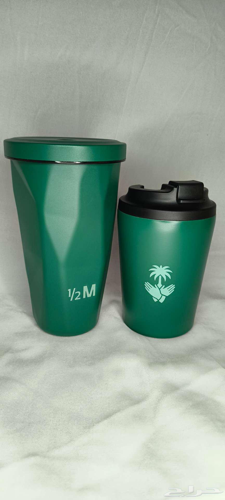 كوب هاف مليون جديد أخضر بارد وحار64515877908355110