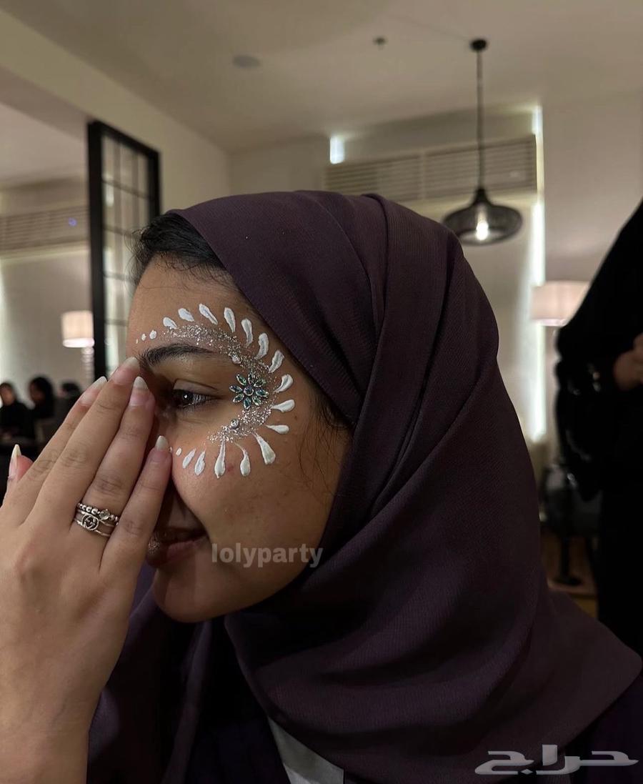 رسم على الوجه في اليوم الوطني64552392069377112