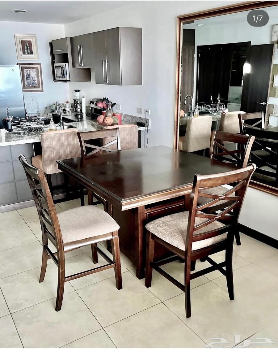 Ashley dining table with 6 chairs, simple use64510324218498110