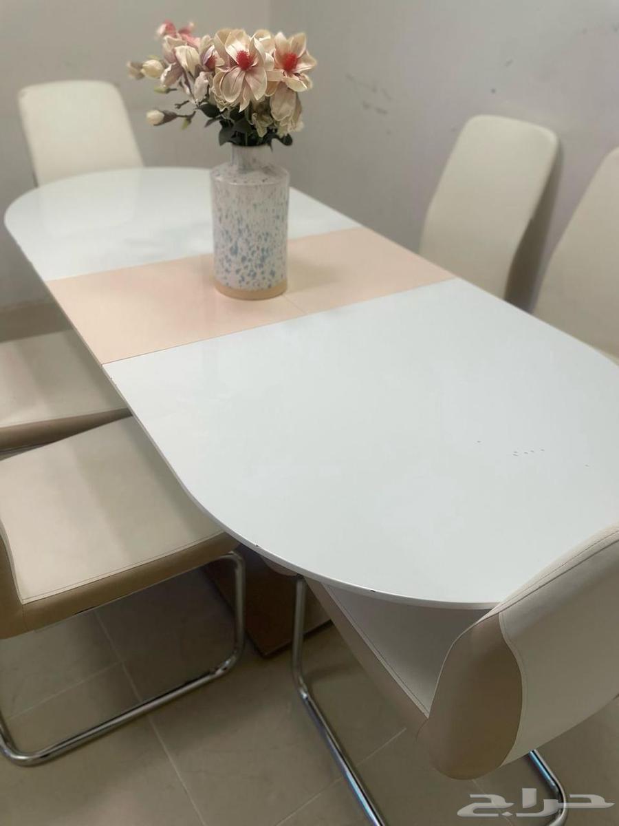 Dining table set with 6 chairs, Turkish manufacture from Qasr Al-Saraya64545956025089111