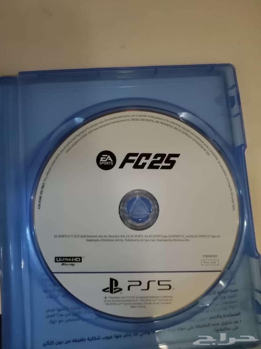 شريط جديد مستعمل فيفا25(FC25) PS564552874075906111