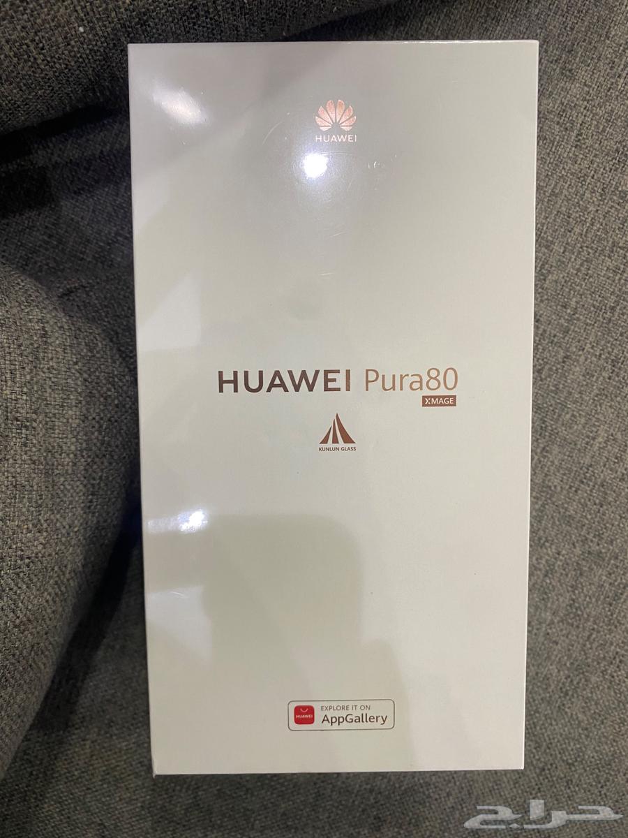 جهاز هواوي بورا 80 256 قيقا جديد باقي مانفك من الكرتون64553356094210112