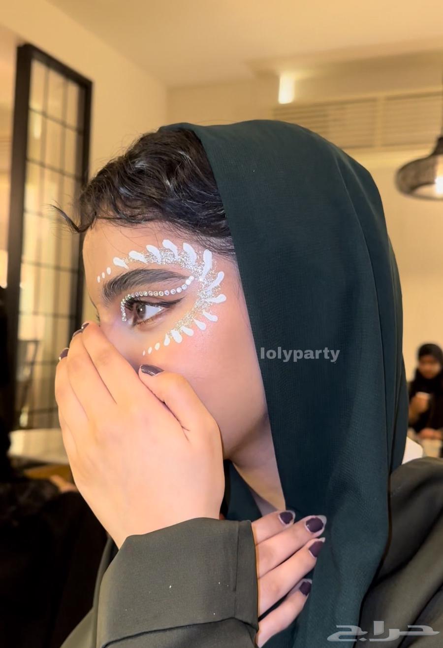 رسم على الوجه في اليوم الوطني64552392069377110