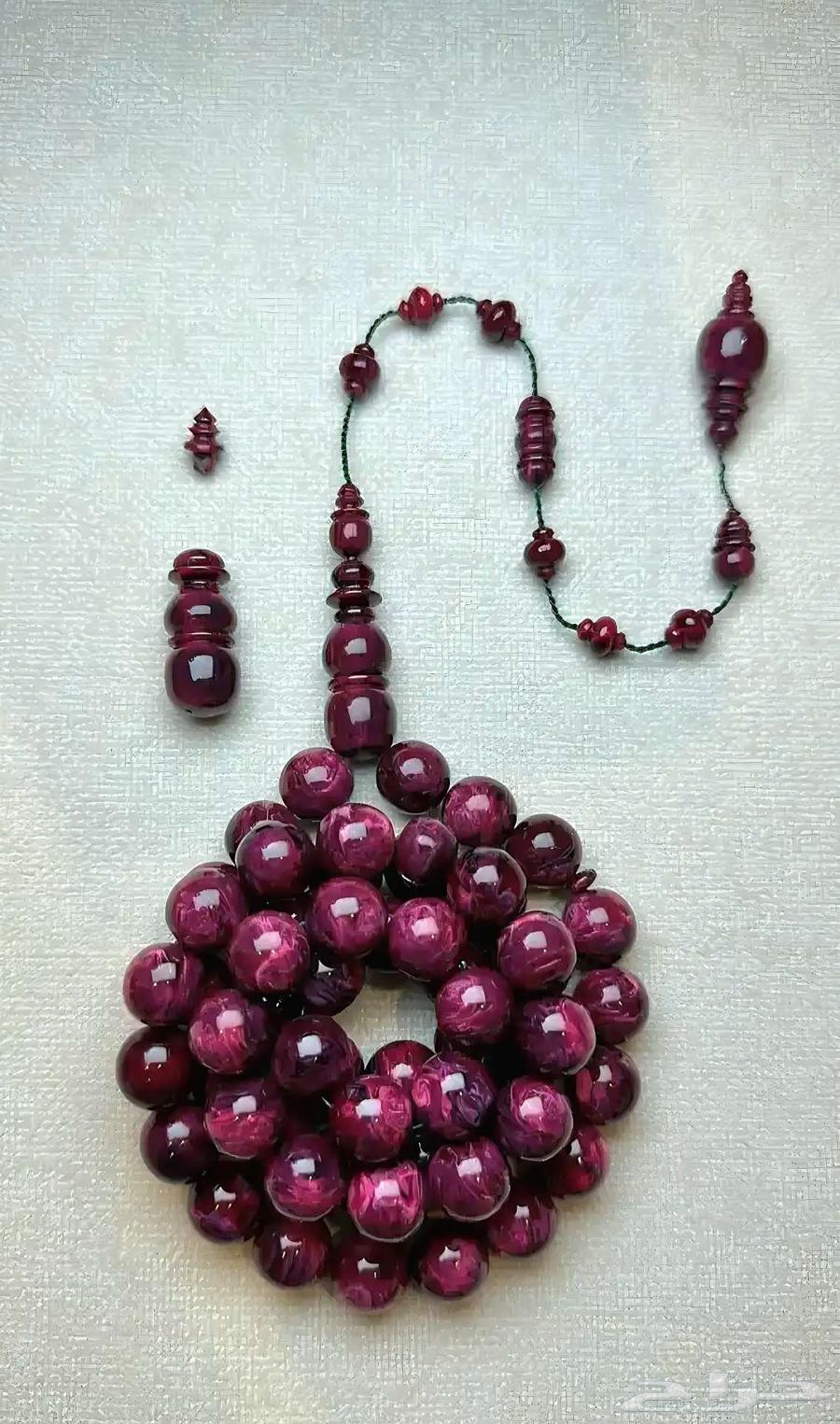 (تم البيع) سبحة فاتوران توتي خراطة المميز محمد عبدالجواد64545573161089110