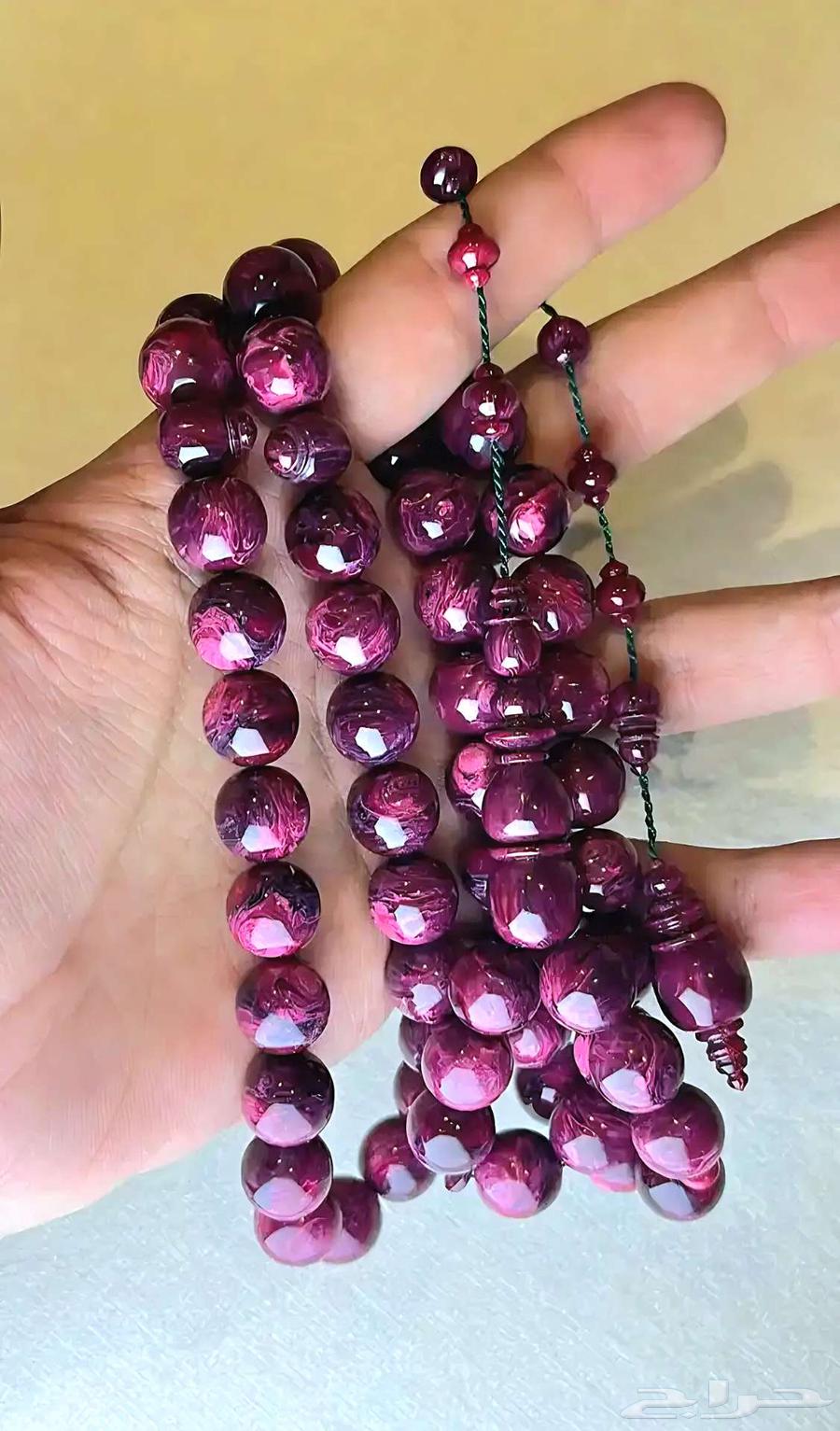 (تم البيع) سبحة فاتوران توتي خراطة المميز محمد عبدالجواد64545573161089111