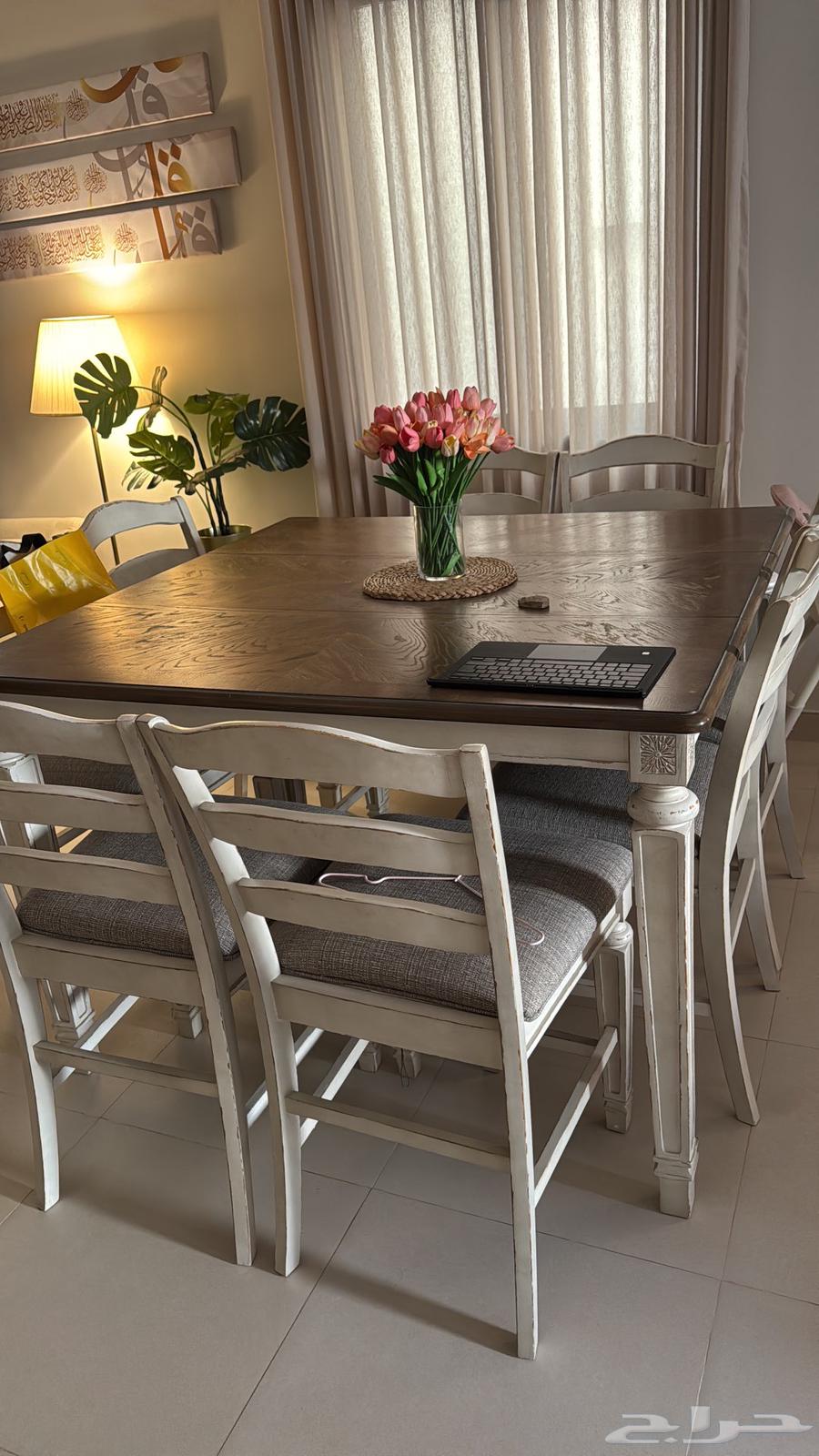 Dining table with 8 chairs and buffet for sale64546096729091110