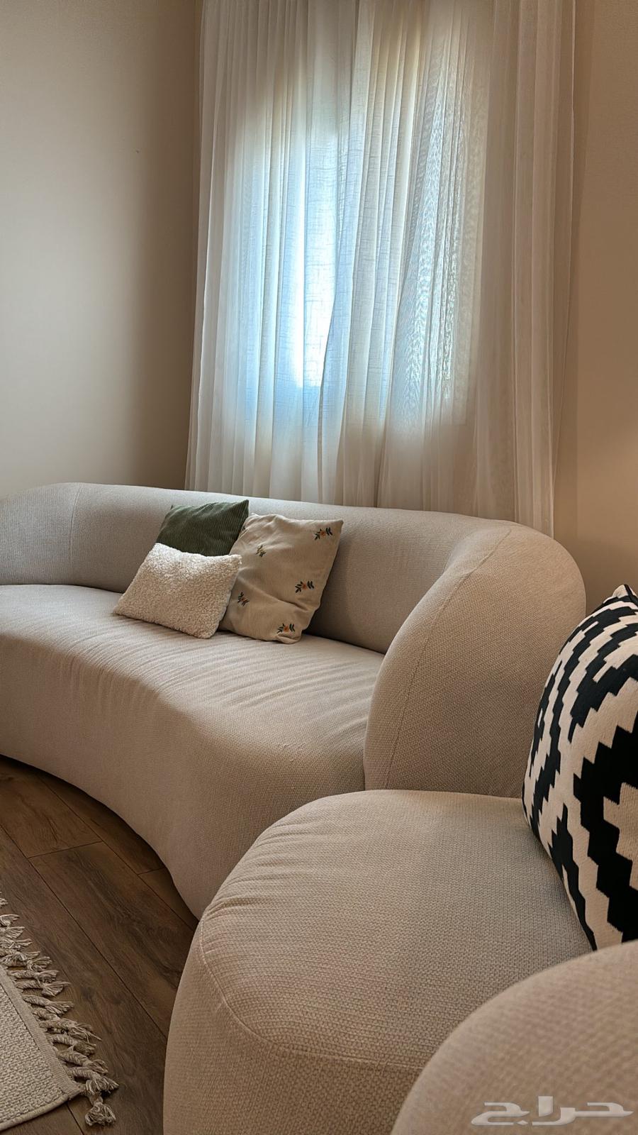 Modern Light Beige 3-Piece Sofa Set64547652642945111