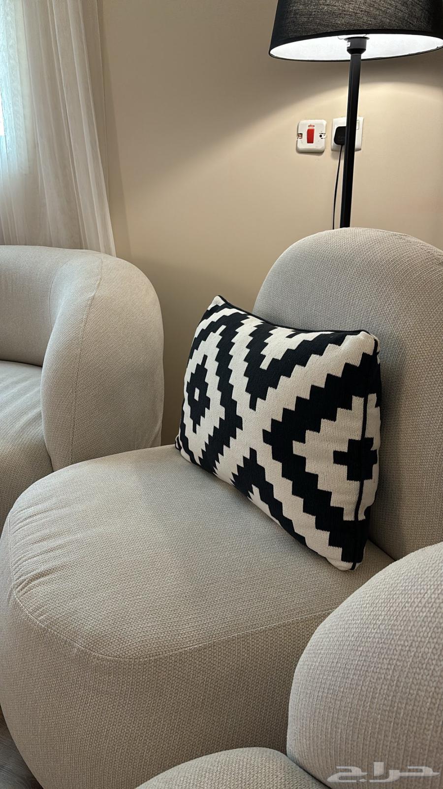 Modern Light Beige 3-Piece Sofa Set64547652642945112