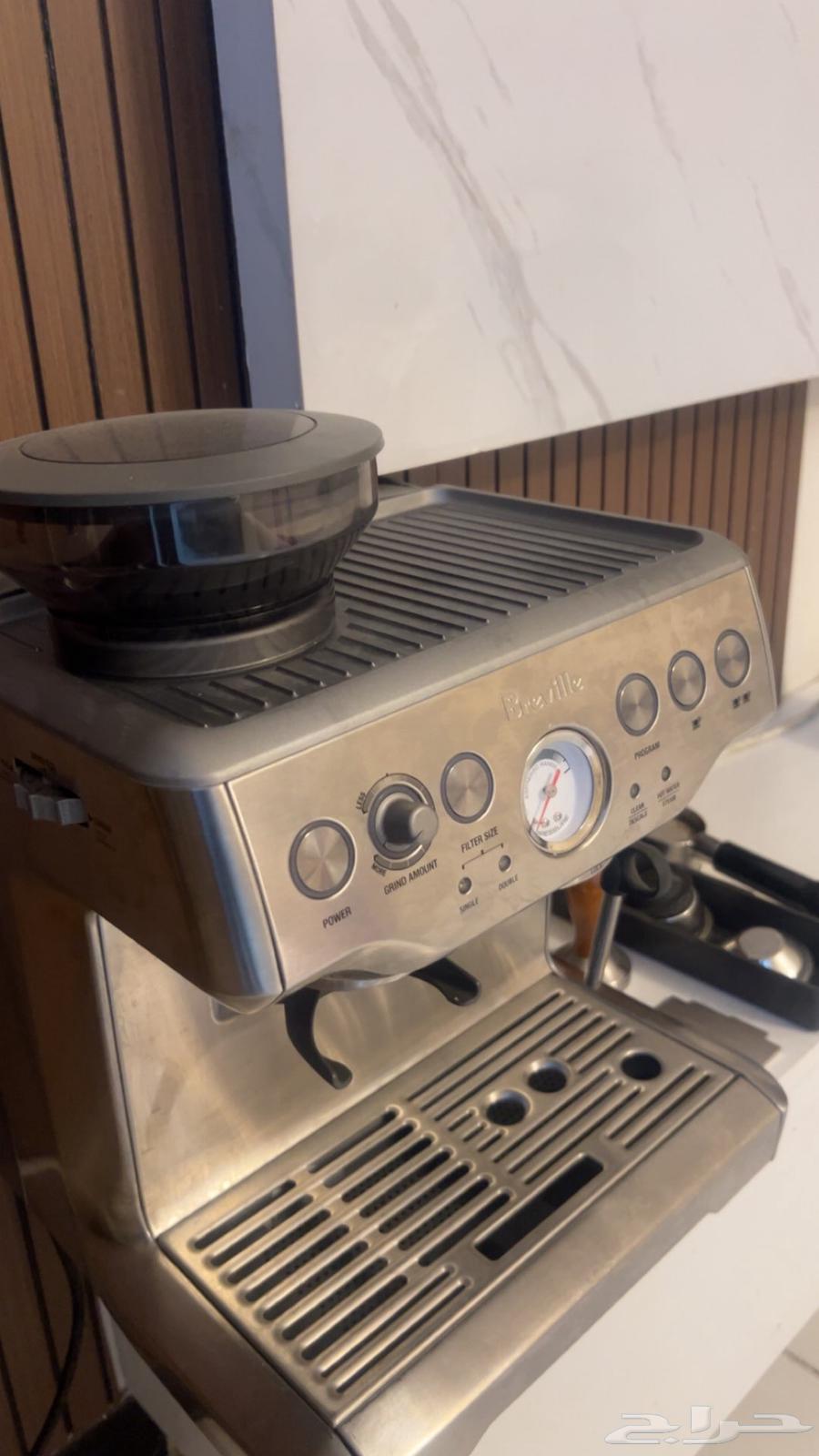 بريفيل ماكينة قهوة مع ادواتها64550332497667110