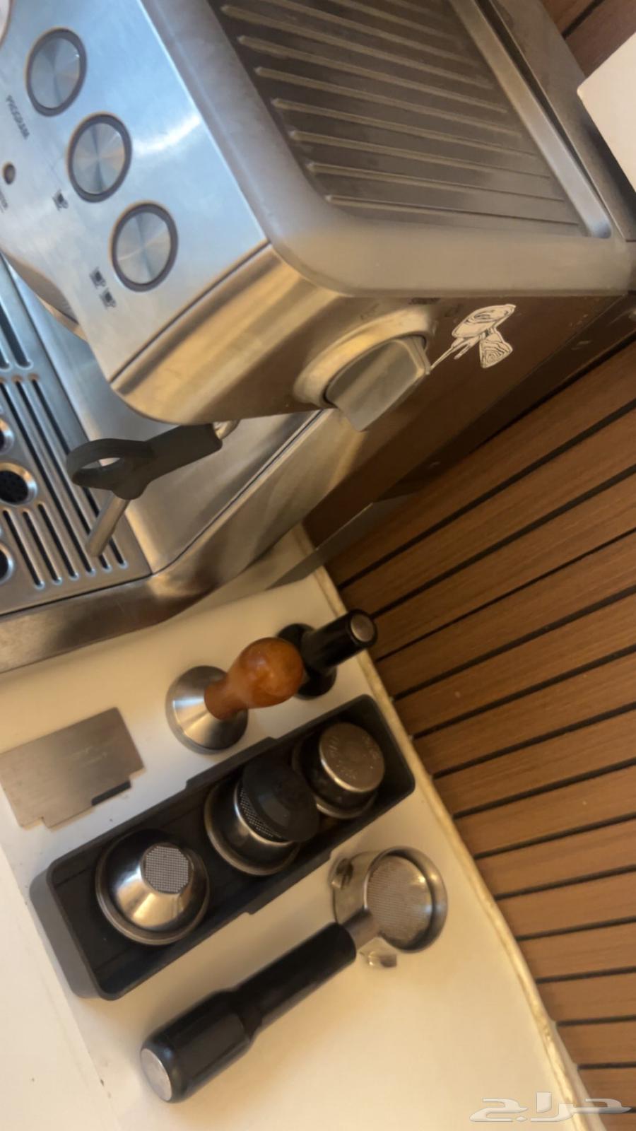 بريفيل ماكينة قهوة مع ادواتها64550332497667112