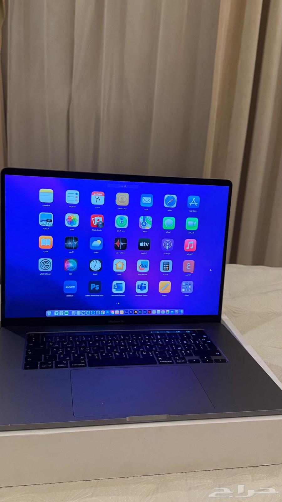 ماك بوك 2019 icore 9 رام 16 GB تخزين 1TB64550859848193110