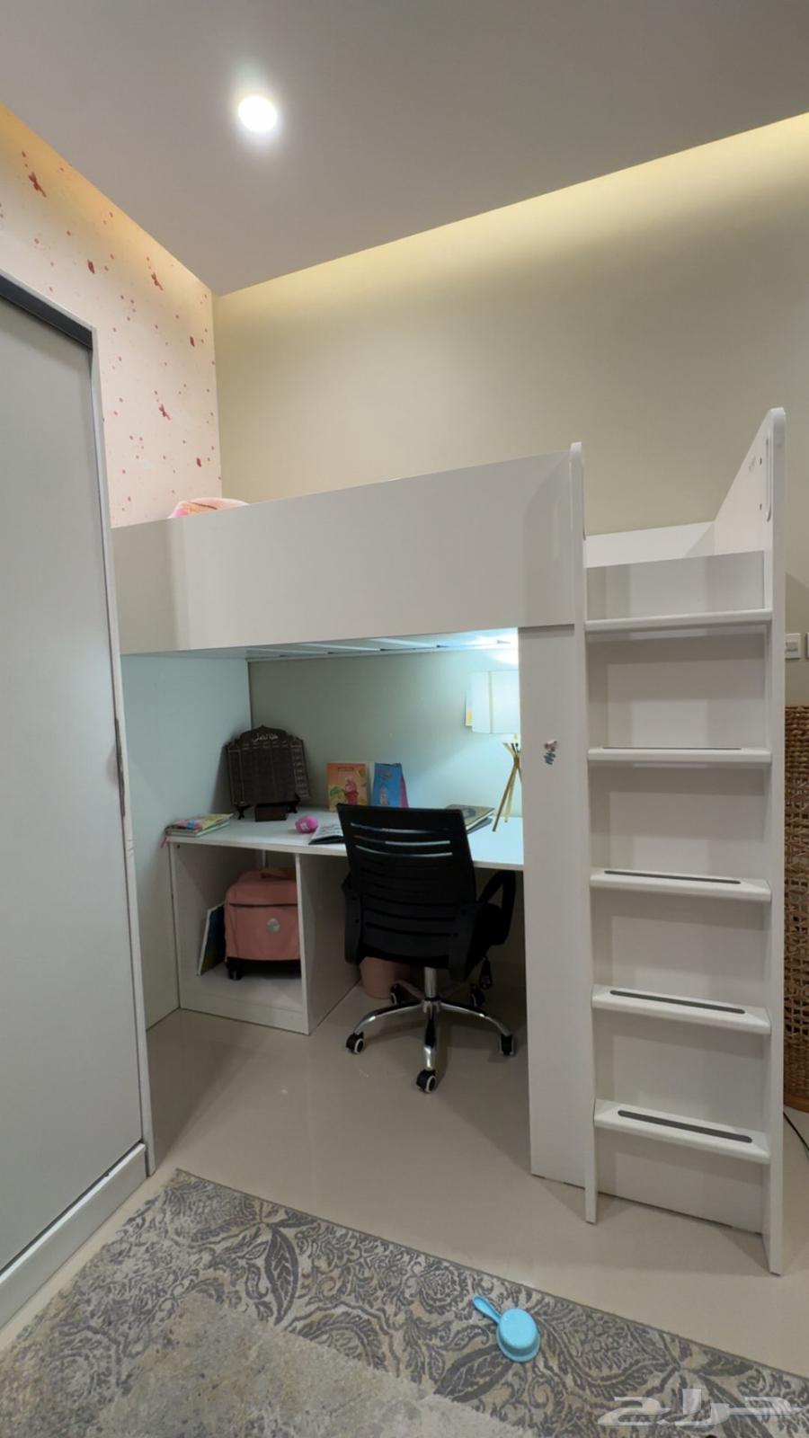 سرير اطفال دورين - مكتب و سرير64550874211073110