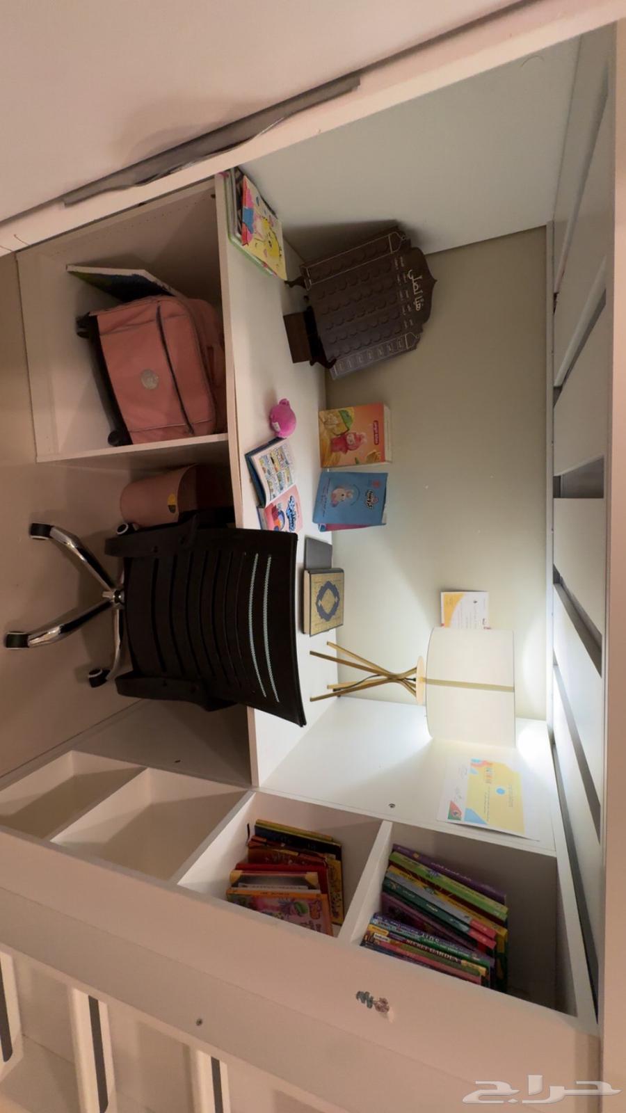 سرير اطفال دورين - مكتب و سرير64550874211073112