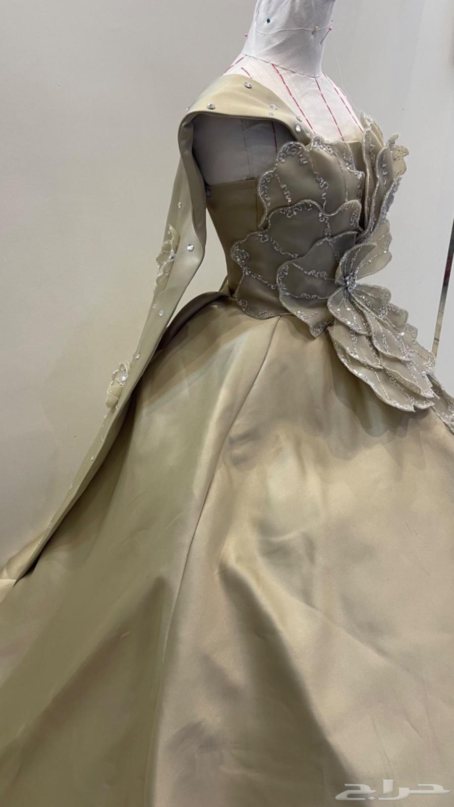فستان ملكة فخم تفصيل وتصميم جديد جدا64545048189827112
