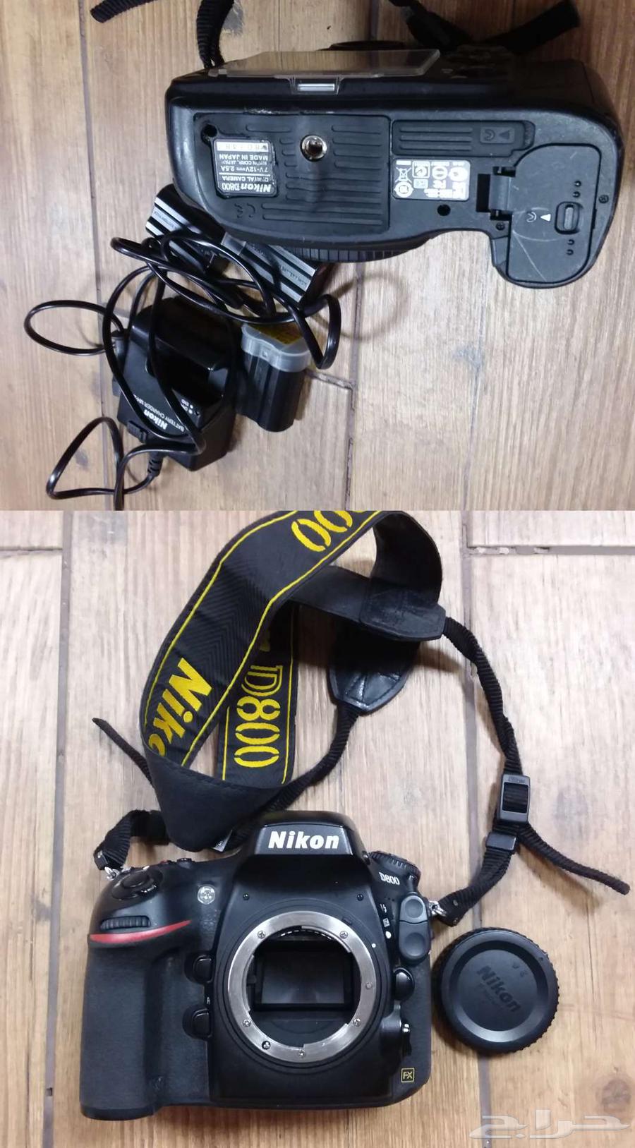 للبيع كاميرا فل فريم نيكون D800 Nikon64551290995329112