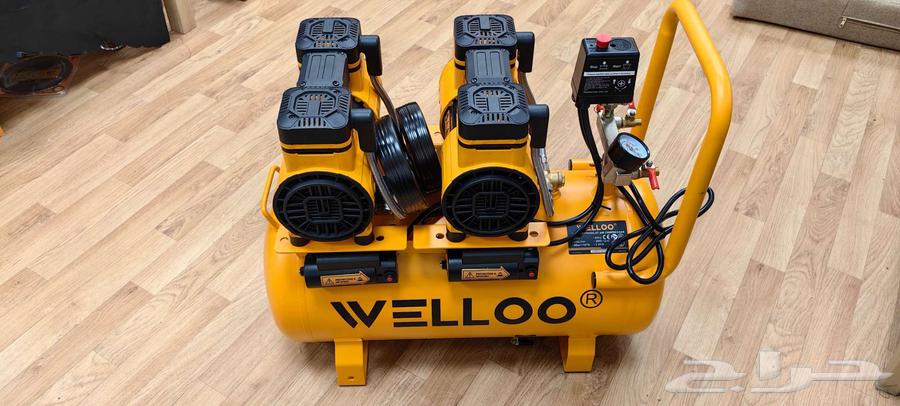 كومبروسر هواء 50 لتر كاتم راسين WELLOO64549711983363113